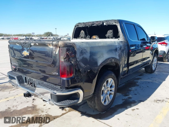 2024 Chevrolet Silverado 1500 LTZ with VIN 2GCUDGED0R1129626, listed as a IAAI auction lot 41243975 with 7,971 mi miles and . Bid and sale history available at DreamBid. Image 4.