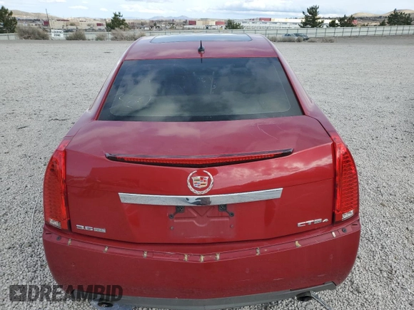 2008 Cadillac CTS AWD w/1SB with VIN 1G6DT57V680186665, listed as a Copart auction lot 52031545 with 161,531 mi miles and Salvage Title. Bid and sale history available at carsss.com. Image 6.