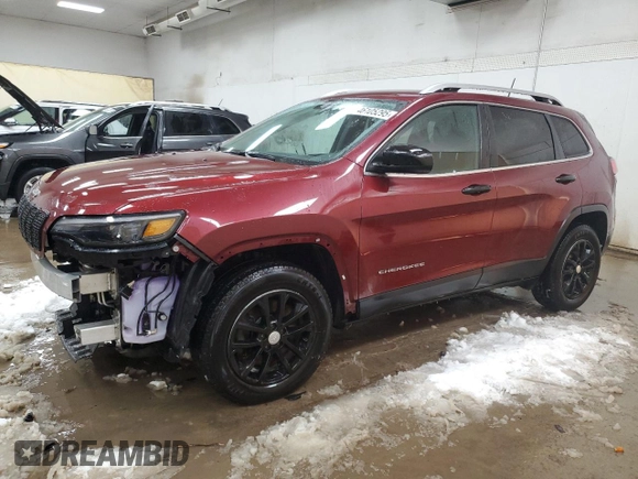 2019 Jeep Cherokee Latitude with VIN 1C4PJMCB1KD103343, listed as a Copart auction lot 46105295 with 176,641 mi miles and Clean Title. Bid and sale history available at carsss.com. Image 1.