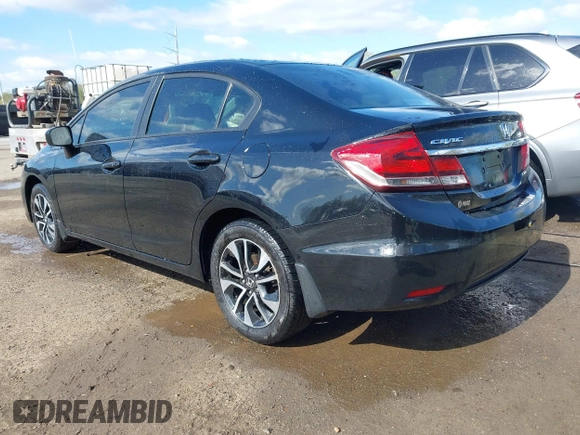 2015 Honda Civic EX with VIN 19XFB2F83FE209066, listed as a IAAI auction lot 41976108 with 96,996 mi miles and . Bid and sale history available at carsss.com. Image 3.
