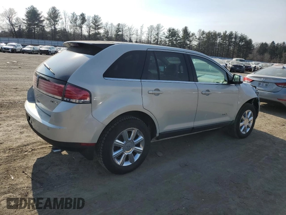 2007 Lincoln MKX with VIN 2LMDU68C47BJ09089, listed as a Copart auction lot 47401295 with 127,680 mi miles and Salvage Title. Bid and sale history available at carsss.com. Image 3.