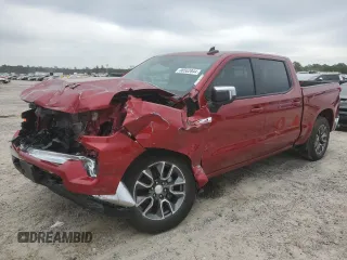 2023 Chevrolet Silverado 1500 LT with VIN 1GCUDDE85PZ194686, listed as a Copart auction lot 86562844 with 0 mi miles and Salvage Title. Bid and sale history available at carsss.com. Image 1.