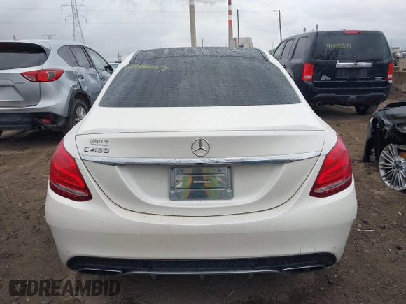 2016 Mercedes-Benz C 450 AMG with VIN 55SWF6EB9GU138684, listed as a IAAI auction lot 41846257 with 121,617 mi miles and . Bid and sale history available at carsss.com. Image 16.