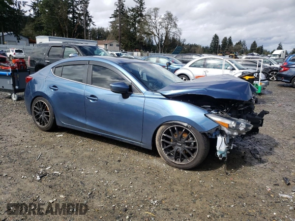 2017 Mazda 3 Sport with VIN JM1BN1U78H1127253, listed as a Copart auction lot 52208175 with 85,966 mi miles and Salvage Title. Bid and sale history available at DreamBid. Image 4.