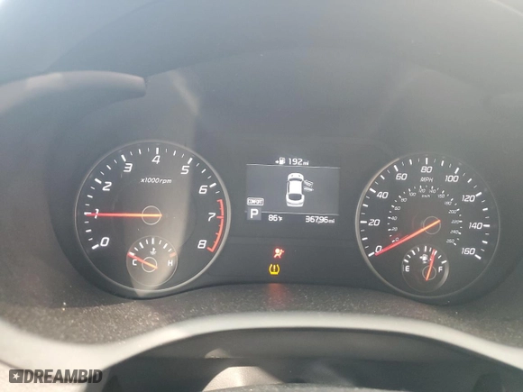 2021 Kia Stinger GT-Line with VIN KNAE15LA3M6097716, listed as a Copart auction lot 61533084 with 36,796 mi miles and Salvage Title. Bid and sale history available at carsss.com. Image 9.