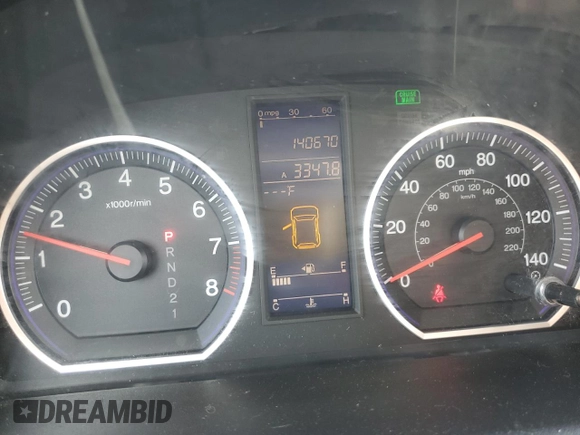 2011 Honda CR-V EX-L with VIN 5J6RE3H7XBL022241, listed as a Copart auction lot 49377955 with 140,670 mi miles and Salvage Title. Bid and sale history available at carsss.com. Image 9.
