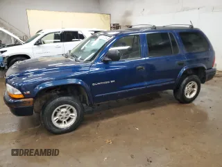 1999 Dodge Durango z VIN 1B4HS28Z2XF637987, wystawiony jako Copart lot #80837834 z przebiegiem 117 376 mil mil oraz Czysty tytuł • Clean title. Historia ofert i sprzedaży dostępna na DreamBid. Obrazek 1.