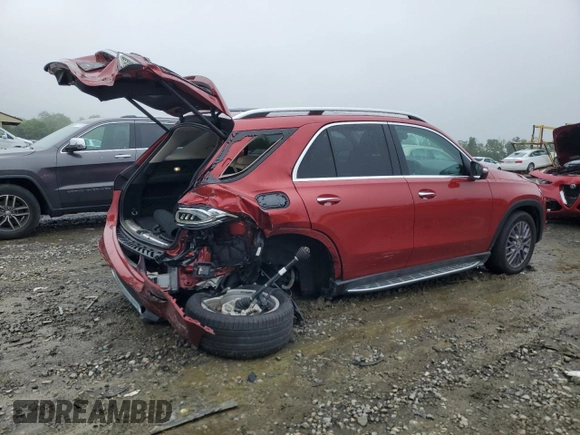 2022 Mercedes-Benz GLE 350 with VIN 4JGFB4KB3NA702157, listed as a Copart auction lot 56496935 with 49,315 mi miles and Salvage title. Bid and sale history available at DreamBid. Image 3.