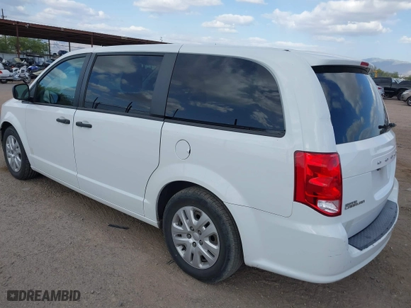 2020 Dodge Grand Caravan SE Plus with VIN 2C4RDGBG7LR230725, listed as a IAAI auction lot 41947348 with 63,380 mi miles. Bid and sale history available at carsss.com. Image 3.