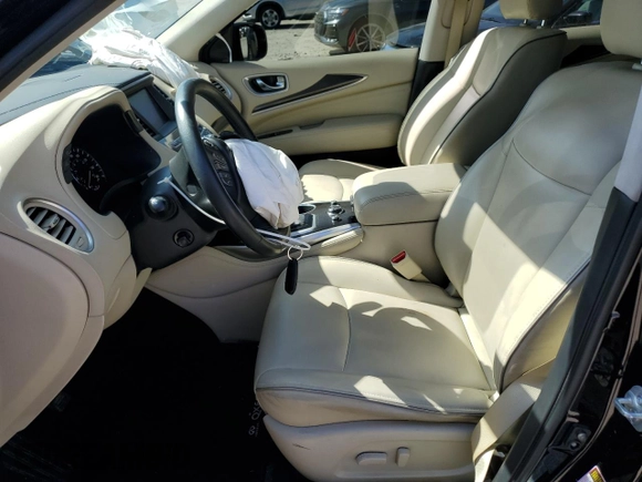 2020 Infiniti QX60 LUXE with VIN 5N1DL0MM4LC537300, listed as a Copart auction lot 49049205 with 57,681 mi miles and Salvage Title. Bid and sale history available at carsss.com. Image 7.