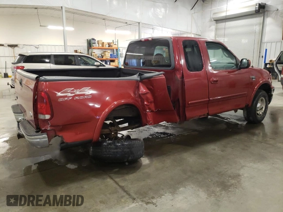 1999 Ford F-150 XL with VIN 1FTRX18LXXNC09573, listed as a Copart auction lot 45971425 with 0 mi miles and Salvage Title. Bid and sale history available at carsss.com. Image 3.