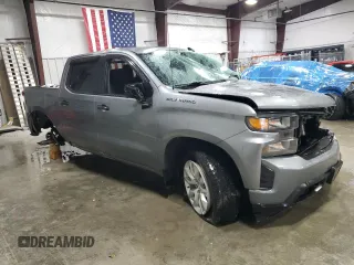 2020 Chevrolet Silverado 1500 Custom with VIN 3GCPWBEH7LG248284, listed as a Copart auction lot 44974775 with 122,275 mi miles and Salvage Title. Bid and sale history available at carsss.com. Image 4.