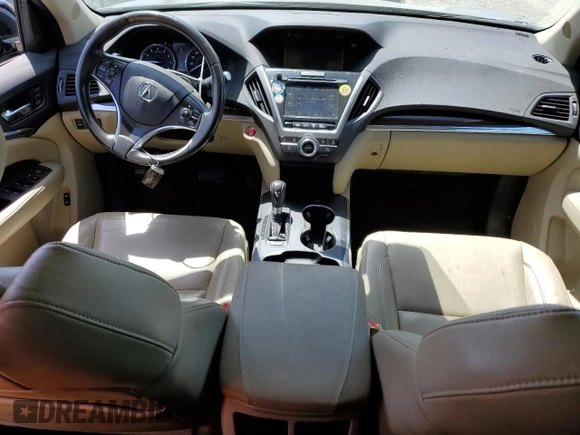 2015 Acura MDX Technology with VIN 5FRYD4H4XFB030038, listed as a Copart auction lot 59396725 with 93,858 mi miles and Salvage title. Bid and sale history available at DreamBid. Image 8.