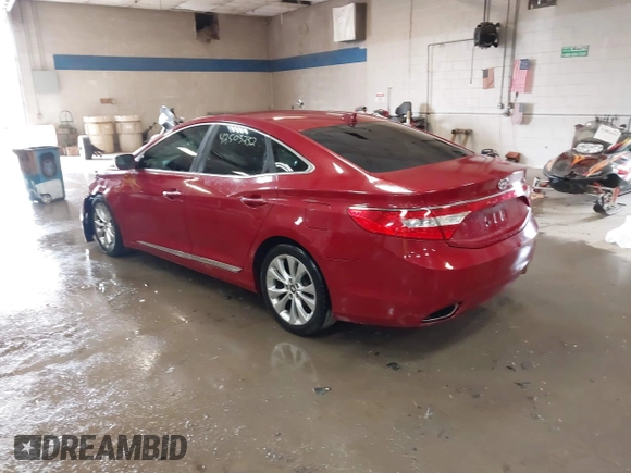 2012 Hyundai Azera z VIN KMHFG4JG7CA183643, wystawiony jako IAAI lot #42503232 z przebiegiem 180 485 mil mil oraz . Historia ofert i sprzedaży dostępna na DreamBid. Obrazek 3.