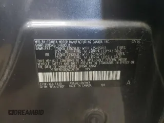 2014 Toyota RAV4 XLE with VIN 2T3RFREV0EW206100, listed as a Copart auction lot 53359865 with 0 mi miles and Salvage Title. Bid and sale history available at carsss.com. Image 15.