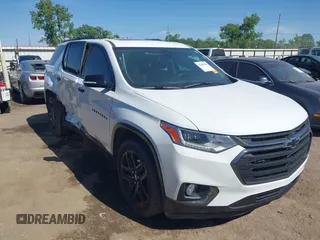 2019 Chevrolet Traverse Premier z VIN 1GNEVKKW2KJ104949, wystawiony jako IAAI lot #42289468 z przebiegiem 107 755 mil mil oraz . Historia ofert i sprzedaży dostępna na DreamBid. Obrazek 1.
