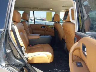 2017 Nissan Armada Platinum with VIN JN8AY2NE7H9702910, listed as a IAAI auction lot 42028682 with 134,681 mi miles. Bid and sale history available at carsss.com. Image 8.