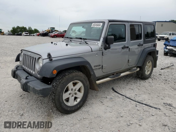 2018 Jeep Wrangler JK Unlimited Sport S with VIN 1C4HJWDG0JL918454, listed as a Copart auction lot 59249404 with 168,911 mi miles and Salvage Title. Bid and sale history available at carsss.com. Image 1.