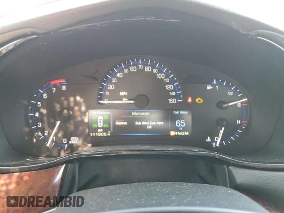 2014 Cadillac CTS Luxury AWD with VIN 1G6AX5S3XE0183437, listed as a Copart auction lot 50405105 with 111,806 mi miles and Salvage Title. Bid and sale history available at DreamBid. Image 9.