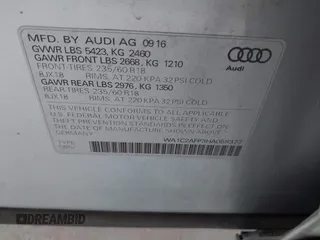 2017 Audi Q5 Premium с VIN WA1C2AFP3HA058377, выставлен на аукционе IAAI как лот 42594884 с пробегом 87 631 миль миль и . История ставок и продаж доступна на DreamBid. Изображение 9.