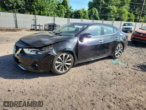2020 Nissan Maxima Platinum with VIN 1N4AA6FV7LC367963, listed as a Copart auction lot 62032735 with 46,026 mi miles and Salvage title. Bid and sale history available at DreamBid. Image 1.