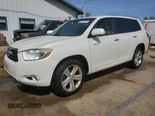 2010 Toyota Highlander Limited with VIN JTEDK3EH3A2167188, listed as a Copart auction lot 55472395 with 293,315 mi miles and Salvage title. Bid and sale history available at DreamBid. Image 1.