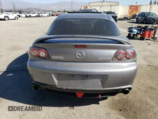 2005 Mazda RX-8 with VIN JM1FE17N750155896, listed as a Copart auction lot 76634044 with 51,103 mi miles and Salvage Title. Bid and sale history available at carsss.com. Image 6.