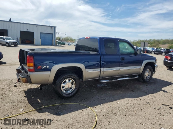 2002 GMC Sierra 1500 SLE z VIN 1GTEK19T92Z285346, wystawiony jako Copart lot #55022305 z przebiegiem 117 944 mil mil oraz Szkoda całkowita • Salvage title. Historia ofert i sprzedaży dostępna na DreamBid. Obrazek 3.