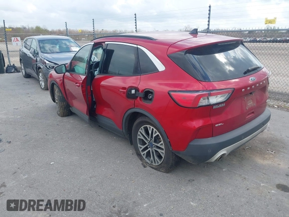 2020 Ford Escape SEL with VIN 1FMCU0H66LUA68502, listed as a IAAI auction lot 41561203 with 140,004 mi miles and . Bid and sale history available at carsss.com. Image 3.