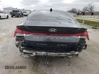 2022 Hyundai Elantra SEL with VIN 5NPLM4AG4NH061429, listed as a Copart auction lot 49310885 with 24,757 mi miles and Salvage Title. Bid and sale history available at DreamBid. Image 6.