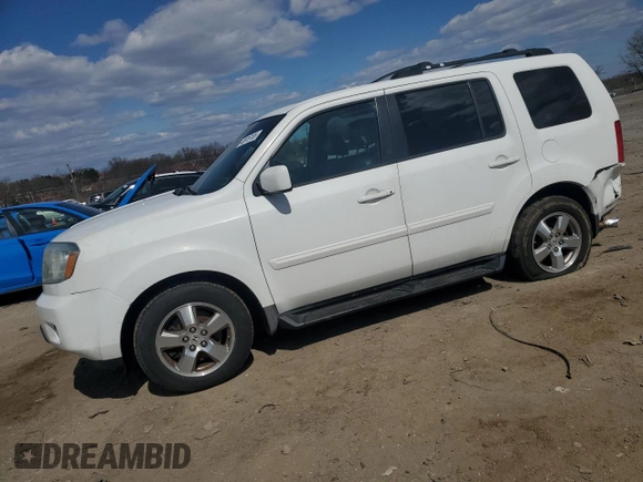 2009 Honda Pilot EX-L with VIN 5FNYF48559B032577, listed as a Copart auction lot 48916185 with 206,648 mi miles and Salvage Title. Bid and sale history available at carsss.com. Image 1.