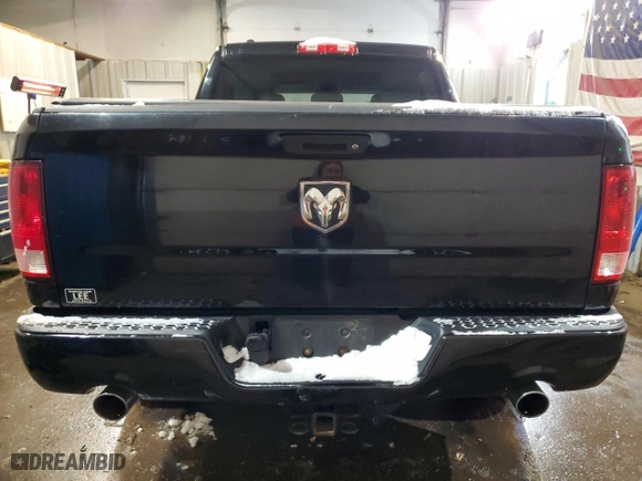 2014 Ram 1500 Express with VIN 1C6RR7KT4ES418965, listed as a Copart auction lot 43542955 with 167,514 mi miles and Salvage Title. Bid and sale history available at carsss.com. Image 6.