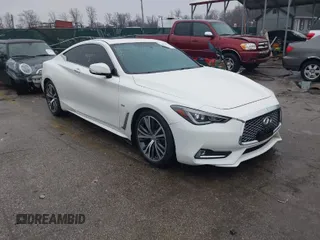 2017 Infiniti Q60 Sport with VIN JN1EV7EL3HM554322, listed as a IAAI auction lot 41472077 with 67,343 mi miles. Bid and sale history available at carsss.com. Image 1.