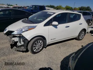 2016 Nissan LEAF S with VIN 1N4AZ0CP4GC301873, listed as a Copart auction lot 63810823 with 47,794 mi miles. Bid and sale history available at carsss.com. Image 1.