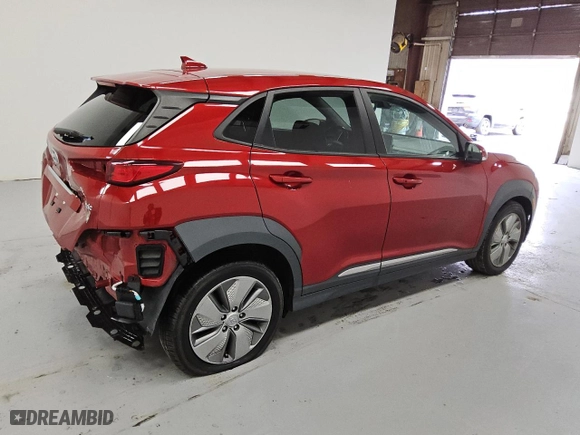 2021 Hyundai Kona Electric Ultimate with VIN KM8K53AG2MU131884, listed as a Copart auction lot 47848645 with 62,721 mi miles and Clean Title. Bid and sale history available at carsss.com. Image 3.