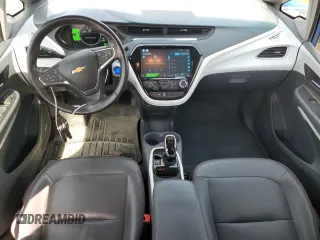 2018 Chevrolet Bolt EV Premier with VIN 1G1FX6S04J4138911, listed as a Copart auction lot 53292175 with 53,729 mi miles and Salvage title. Bid and sale history available at DreamBid. Image 8.