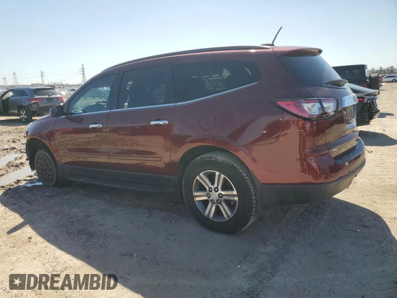 2016 Chevrolet Traverse LT with VIN 1GNKVGKDXGJ160157, listed as a Copart auction lot 47061075 with 100,013 mi miles and Salvage Title. Bid and sale history available at DreamBid. Image 2.