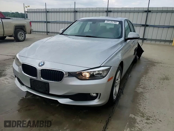 2015 BMW 3 Series 320i xDrive with VIN WBA3C3G5XFNT53779, listed as a Copart auction lot 59126795 with 63,906 mi miles and Salvage title. Bid and sale history available at DreamBid. Image 14.