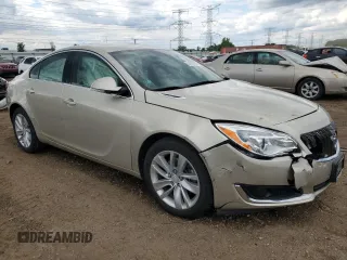 2015 Buick Regal with VIN 2G4GK5EXXF9127005, listed as a Copart auction lot 58827695 with 59,636 mi miles and Salvage title. Bid and sale history available at DreamBid. Image 4.