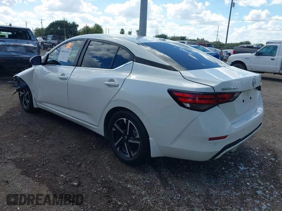 2024 Nissan Sentra SV with VIN 3N1AB8CV5RY267743, listed as a IAAI auction lot 40641292 with 19,272 mi miles and . Bid and sale history available at DreamBid. Image 3.