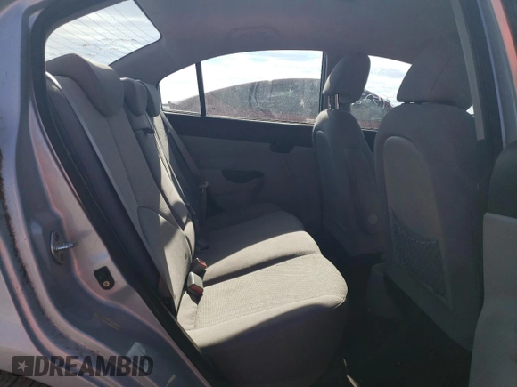 2010 Hyundai Accent GLS with VIN KMHCN4AC4AU426665, listed as a Copart auction lot 76063604 with 154,564 mi miles and Salvage Title. Bid and sale history available at carsss.com. Image 10.