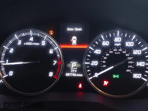 2014 Acura MDX Tech Pkg with VIN 5FRYD3H42EB009323, listed as a IAAI auction lot 40863681 with 87,746 mi miles. Bid and sale history available at carsss.com. Image 7.