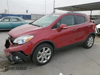 2016 Buick Encore Leather with VIN KL4CJGSBXGB573210, listed as a Copart auction lot 48006385 with 74,102 mi miles and Salvage Title. Bid and sale history available at carsss.com. Image 1.