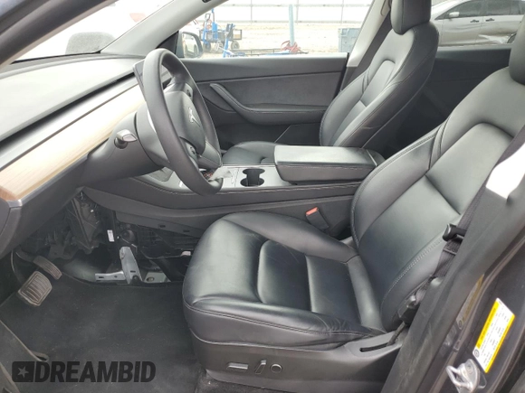 2021 Tesla Model Y Long Range z VIN 5YJYGDEE2MF253676, wystawiony jako Copart lot #54446525 z przebiegiem 36 161 mil mil oraz Szkoda całkowita • Salvage title. Historia ofert i sprzedaży dostępna na DreamBid. Obrazek 7.