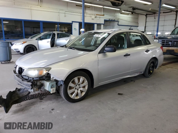 2008 Subaru Impreza Sedan (Natl) i w/Premium Pkg with VIN JF1GE61638H524655, listed as a Copart auction lot 52742795 with 200,141 mi miles and Salvage Title. Bid and sale history available at carsss.com. Image 1.