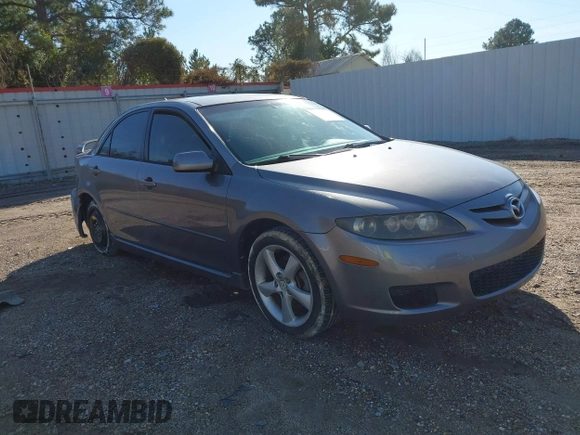 2007 Mazda Mazda6 i Sport VE with VIN 1YVHP80C475M48207, listed as a IAAI auction lot 41028164 with 173,307 mi miles. Bid and sale history available at carsss.com. Image 1.