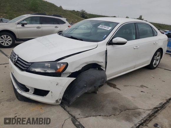 2012 Volkswagen Passat SE с VIN 1VWBP7A39CC096748, выставлен на аукционе Copart как лот 58834415 с пробегом 189 119 миль миль и На запчасти • Non repairable. История ставок и продаж доступна на DreamBid. Изображение 1.