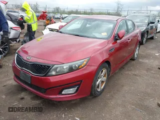2015 Kia Optima LX with VIN 5XXGM4A75FG418535, listed as a IAAI auction lot 42087315 with 152,800 mi miles. Bid and sale history available at carsss.com. Image 2.