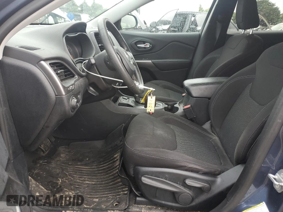 2019 Jeep Cherokee Latitude with VIN 1C4PJLCB9KD412004, listed as a Copart auction lot 61642015 with 121,336 mi miles and Salvage title. Bid and sale history available at DreamBid. Image 7.
