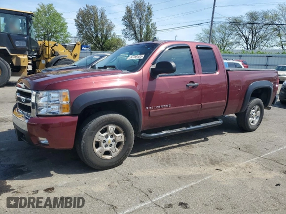 2008 Chevrolet Silverado 1500 1LT with VIN 2GCEC19J281246899, listed as a Copart auction lot 54156405 with 120,160 mi miles and Salvage Title. Bid and sale history available at DreamBid. Image 1.